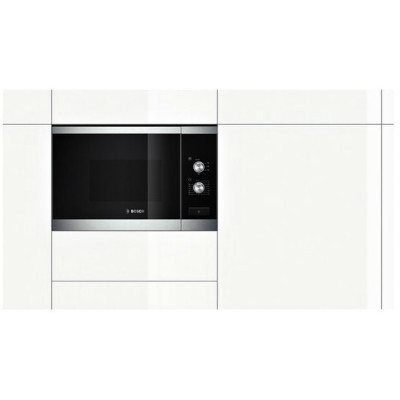 Bosch HMT72M654 microondas Negro, Acero inoxidable Integrado 20 L 800 W