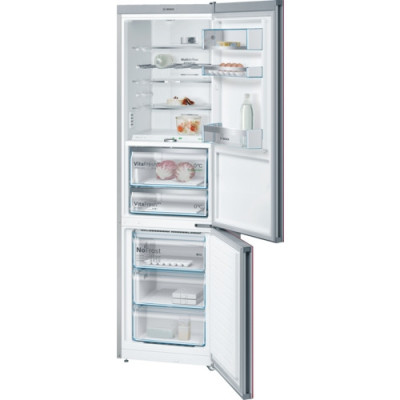 Bosch Serie 8 KGF39SR45 nevera y congelador Independiente 343 L Rojo