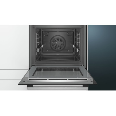 Siemens iQ500 HB578G5S0 horno 71 L Negro, Acero inoxidable