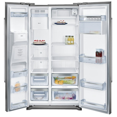 Neff KA3902I20 nevera puerta lado a lado Independiente 533 L Acero inoxidable