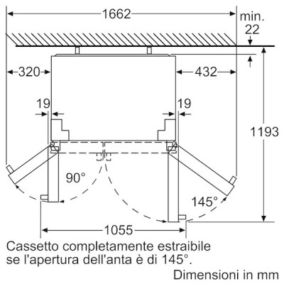 Neff KA3902I20 nevera puerta lado a lado Independiente 533 L Acero inoxidable