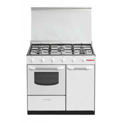 Corbero CC5GB90W cocina Cocina independiente propano butano Encimera de gas Blanco