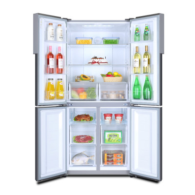 Haier HTF-456DM6 nevera puerta lado a lado Independiente 470 L F Acero inoxidable