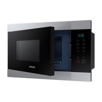 Samsung MS22M8074AT EF microondas Negro, Acero inoxidable Solo microondas Integrado 22 L 850 W