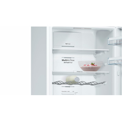 Bosch Serie 4 KGN36VW3A nevera y congelador Independiente 324 L Blanco