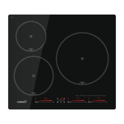CATA IBS 63032 Negro Integrado 59 cm Con placa de inducción 3 zona(s)