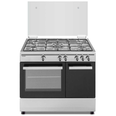 Sauber SCI5GB cocina Cocina independiente Gas Encimera de gas Acero inoxidable