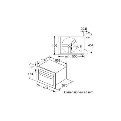 Balay 3CW5178A0 horno 44 L Antracita
