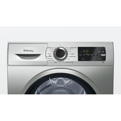 Balay 3SB988X secadora Independiente Carga frontal 8 kg Acero inoxidable