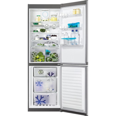 Zanussi ZRB34315XA nevera y congelador Independiente 318 L Gris