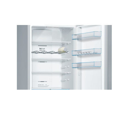 Bosch Serie 4 KGN39XIDP nevera y congelador Independiente 368 L D Acero inoxidable