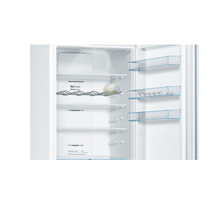 Bosch Serie 4 KGN39VWEA nevera y congelador Independiente 368 L E Blanco