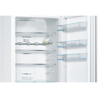 Bosch Serie 4 KGN39XWEA nevera y congelador Independiente 368 L E Blanco