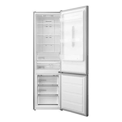 Midea MDRB489FGE02OE nevera y congelador Independiente 330 L E Acero inoxidable