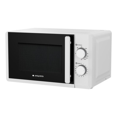 Aspes AMW2701G microondas Blanco Microondas con grill Encimera 20 L 700 W