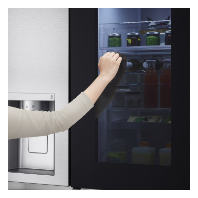 LG InstaView GSXV90MBAE nevera puerta lado a lado Independiente 635 L E Acero inoxidable