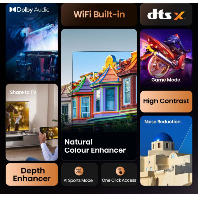 Hisense 32A4Q 81,3 cm (32") HD Smart TV Wifi Negro