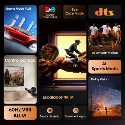 Hisense 55A6Q Televisor 139,7 cm (55") 4K Ultra HD Smart TV Wifi Negro 300 cd   m²