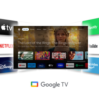 Thomson 43\" 4K UHD Google TV filigranes Rahmendesign 109,2 cm (43") 4K Ultra HD Smart TV Wifi Negro