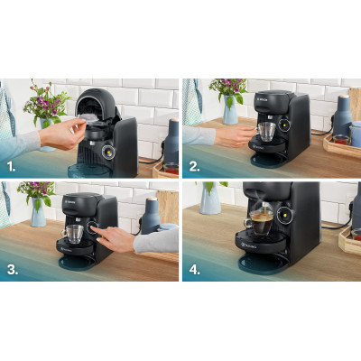 Bosch TAS16B2 cafetera eléctrica Totalmente automática Macchina per caffè a capsule 0,7 L