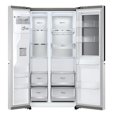 LG InstaView GSXV90BSAE nevera puerta lado a lado Independiente 635 L E Acero inoxidable