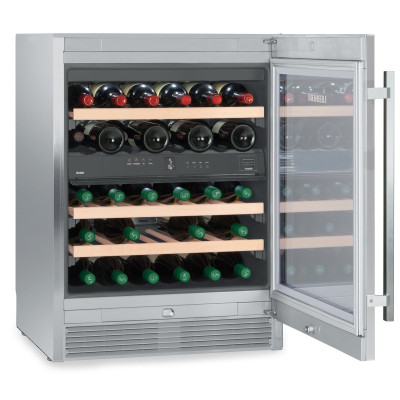 Liebherr WTes 1672 Nevera de vino Independiente Acero inoxidable 34 botella(s)
