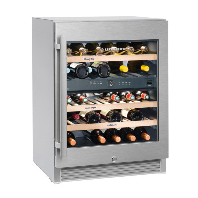 Liebherr WTes 1672 Nevera de vino Independiente Acero inoxidable 34 botella(s)