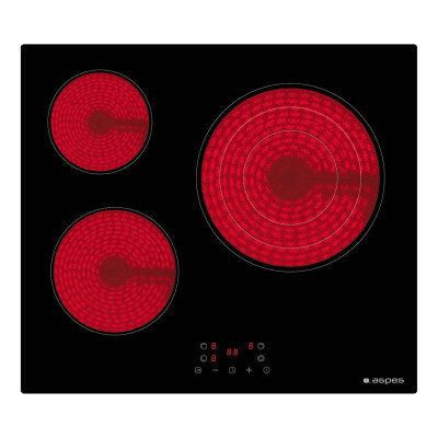 Aspes AV3602 hobs Negro Integrado 59 cm Cerámico 3 zona(s)