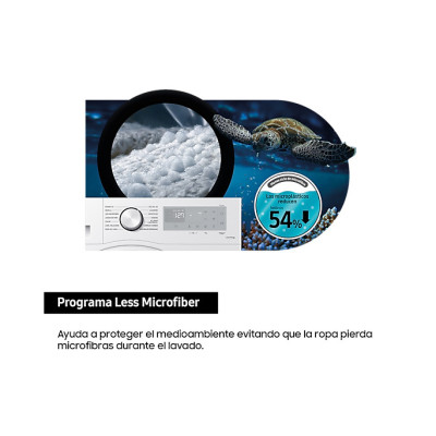 Samsung WW90CGC04DTH lavadora Carga frontal 9 kg 1400 RPM Blanco