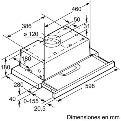 Balay 3BT262MX campana Semintegrada (extraíble) Acero inoxidable 300 Balay 3BT262MX campana Semintegrada (extraíble) Acero inoxidable 300