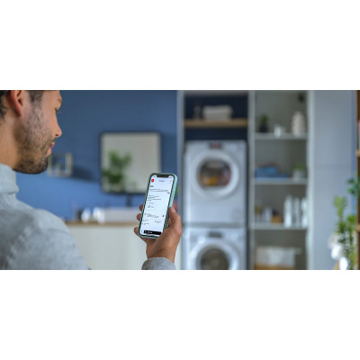 Secadora Bomba de Calor Candy CRO EH8N2TE-S, Serie New Smart Pro, 8Kg, D (A++),Wifi + BlueTooth