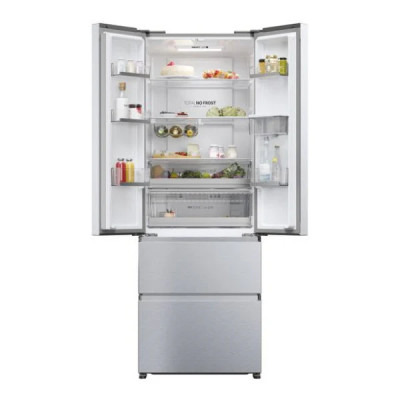 Frigorífico MultiDoor Cajón Francés Haier FD 70 Series 5 HFR5720EWMG, 477L, No Frost, dispensador de agua, E