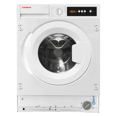 Lavadora Integrable Corberó CLAV8424INT, 8 Kg, 1400 rpm, A, Inverter, 15 Programas, Inicio Diferido, Lavado Rápido 15 Min.
