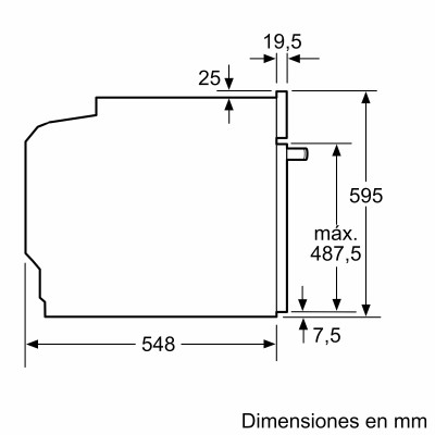 Horno eléctrico Balay 3HB4841X3, 71 L, Hidrolítica + Pirolítica, 10 programas, AutoChef, Aire caliente 3D, Acero inoxidable