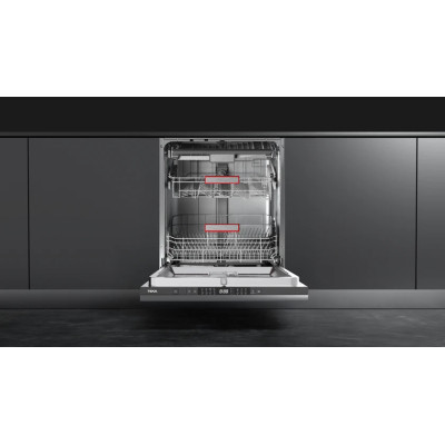 Lavavajillas integrable Teka DFI 46740, 14 cubiertos, 60 cm, D, 6 programas de lavado, 5 ajustes de temperatura, AquaStop