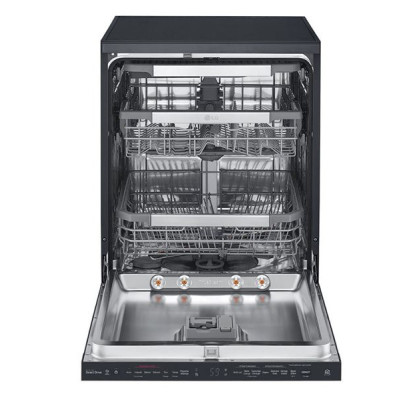 Lavavajillas LG DF415HMS, 14 Servicios, 3ª Bandeja, Wifi, A+++, Acero Negro Mate