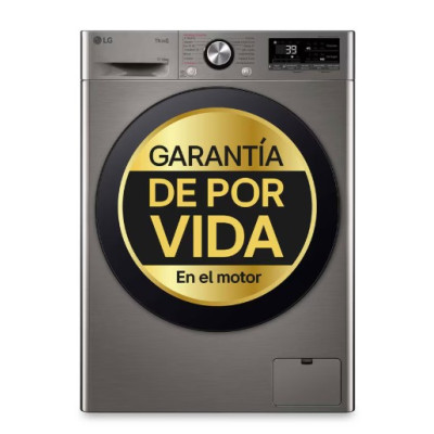 Lavadora-secadora inteligente, Serie 700, LG F4DR7011AGS, AI Direct Drive TM, 11/6kg, 1400rpm, Vapor Steam, A -10%, Inox.
