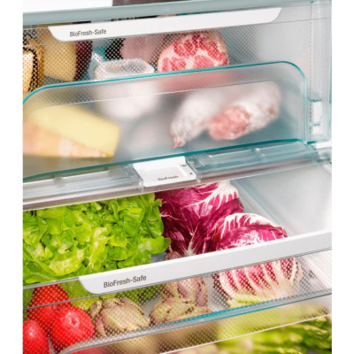 Combi Liebherr CBNef 5735-21, 393L, 201 x 70 (cm), BioFresh, No Frost, D, SmartDevice, Reversible, Acero inox antihuellas