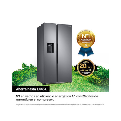Samsung RS68CG852DS9 nevera puerta lado a lado Integrado Independiente 634 L D Acero inoxidable