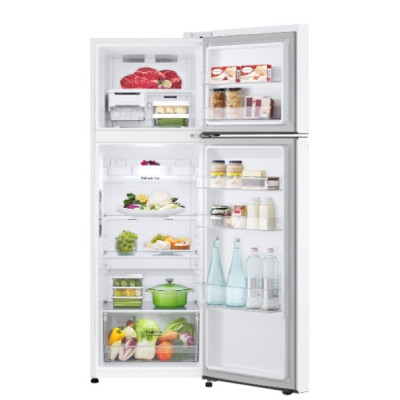 Frigorífico dos puertas LG GTBV20SWGKD, Total No Frost, 168 cm, 266 L, E, DoorCooling+™, MetalFresh™, Blanco