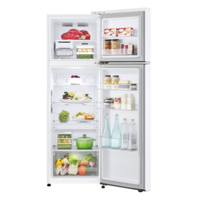 Frigorífico 2 Puertas LG GTBV22SWGKD, 217 L, No Frost, 144.5 cm, E, Blanco