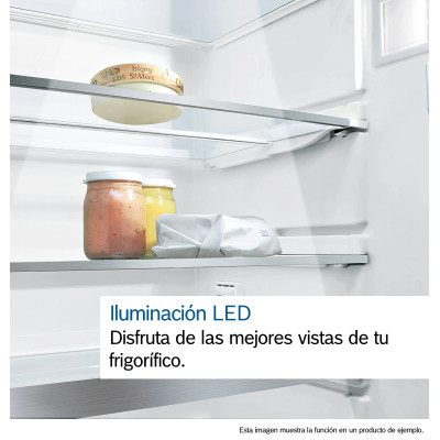 Frigorífico Combi Bosch Serie 4 KGN36VLEA, 326 L, Total No Frost, 186 x 60 (cm), E, Puerta reversible, Acero inoxidable