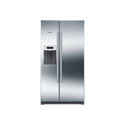 Frigorífico Americano BOSCH KAI90VI20, 523L, No Frost, 177 x 91 (cm), A+, Dispensador Agua/hielo, Acero inox.