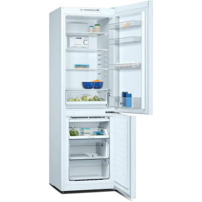 Frigorífico Combi Balay 3KFE561WI, 305 L, Total No Frost, 186 x 60 (cm), E, Puertas reversibles, Blanco