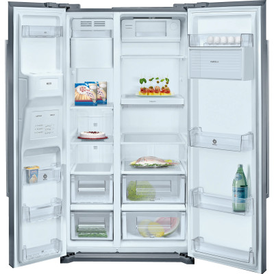 Frigorífico americano Side by Side Balay 3FA4664X, 608L, No Frost, Agua/hielo, 177 x 91 (cm), Acero inoxidable