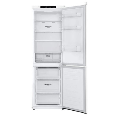 Frigorífico Combi LG GBP31SWLZN, 342 L, Total No Frost, 186 x 59.5 (cm), Door Cooling, Multi AirFlow, E, Blanco