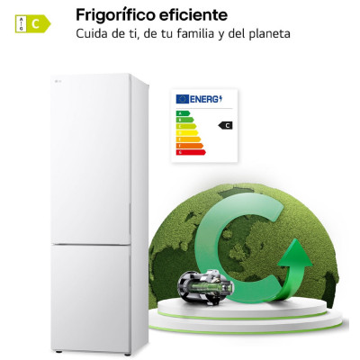 LG GBV22NCCSW nevera y congelador Independiente 387 L C Blanco