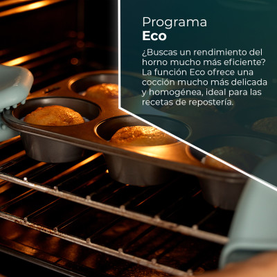 Horno Svan SH4700EB, 75L, A, 59,5 x 59,5 (cm), Control Manual, 4 Programas, Blanco