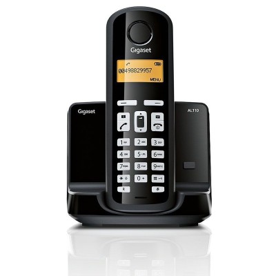 GIGASET AL110 DECT NEGRO | Electrodomésticos baratos, nuevos, con tara, outlet, factory. Venta por Internet.  - Electrodoméstico